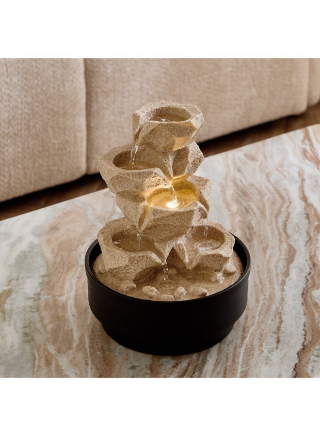 Home Box Nature Fountain with LED Light for Home Decor - Image 2